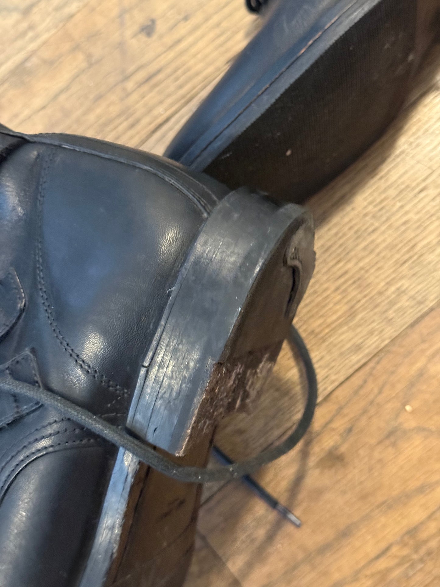 Saint Laurent buckle ranger boots