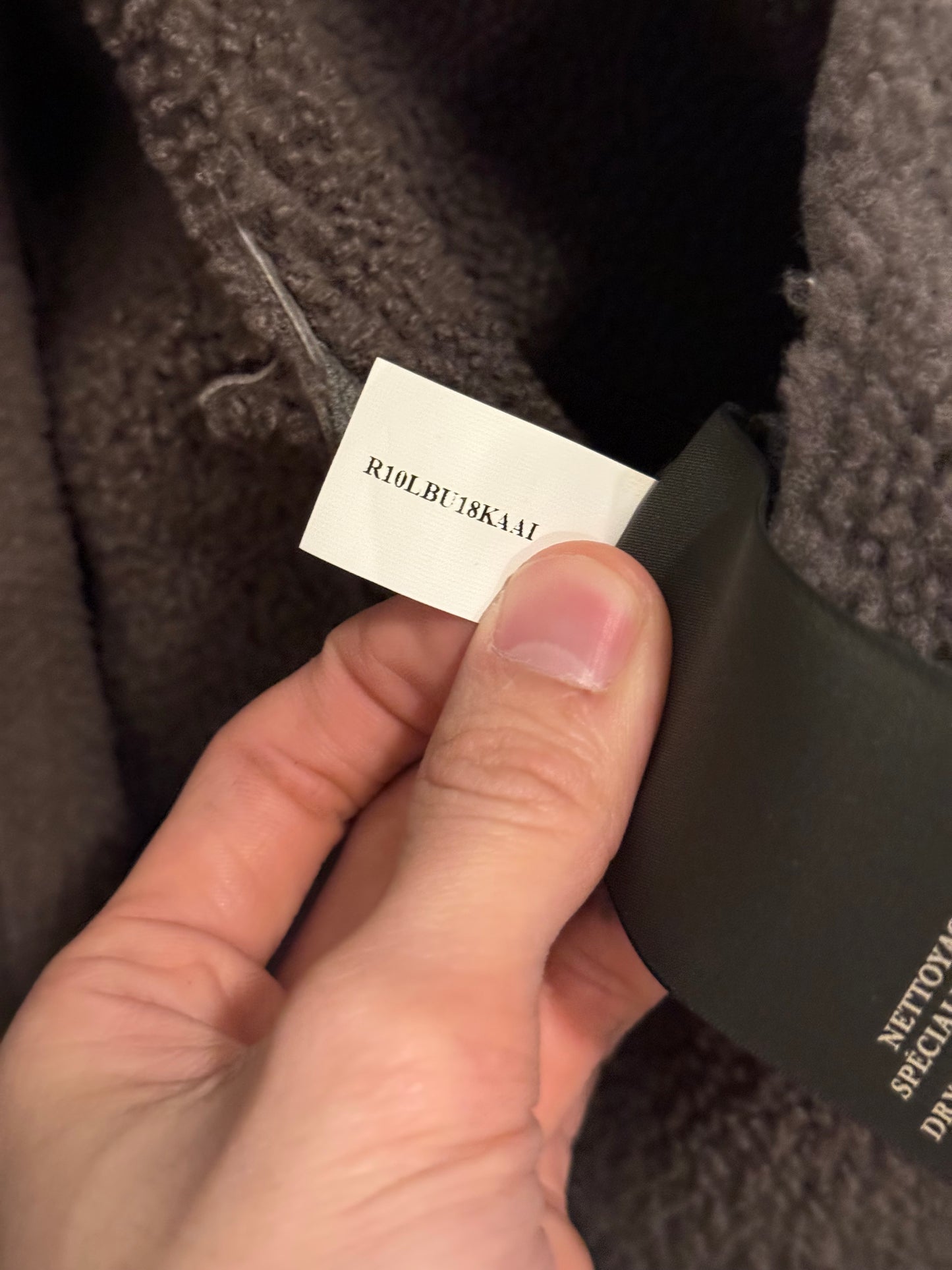 Berluti mockneck nubuck shearling jacket