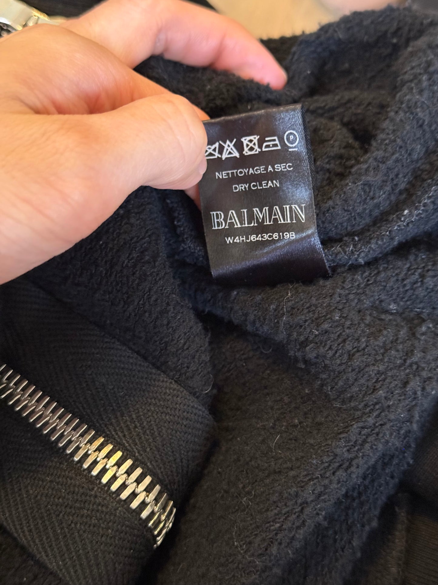 Balmain olivier rousting embroidered hoodie