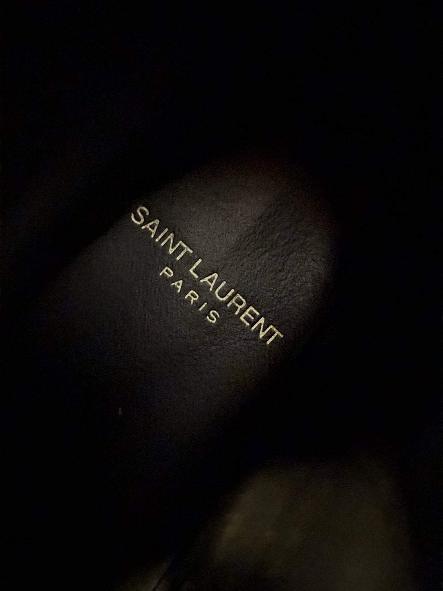 Saint Laurent buckle ranger boots