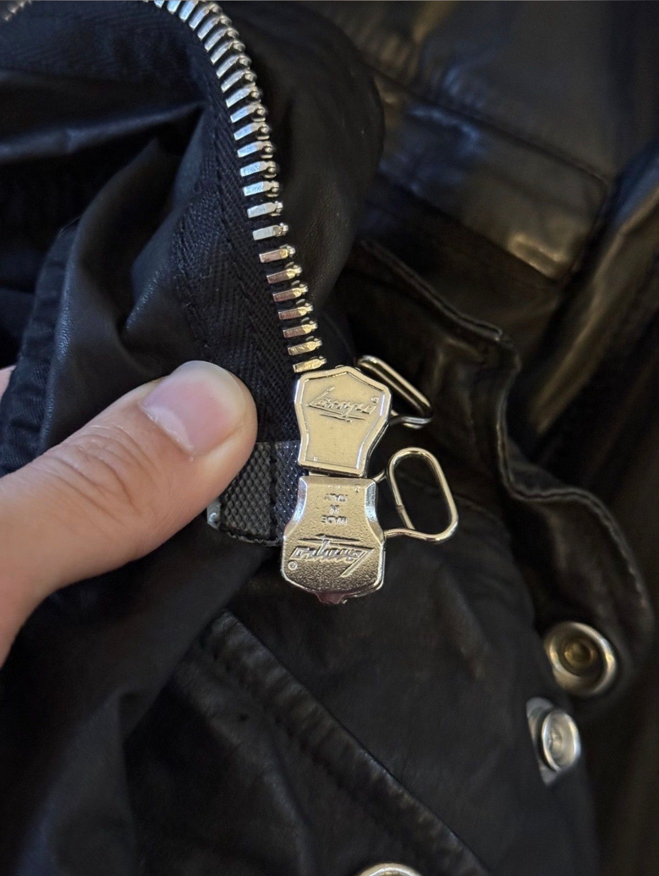 Balmain SS10 M65 leather jacket