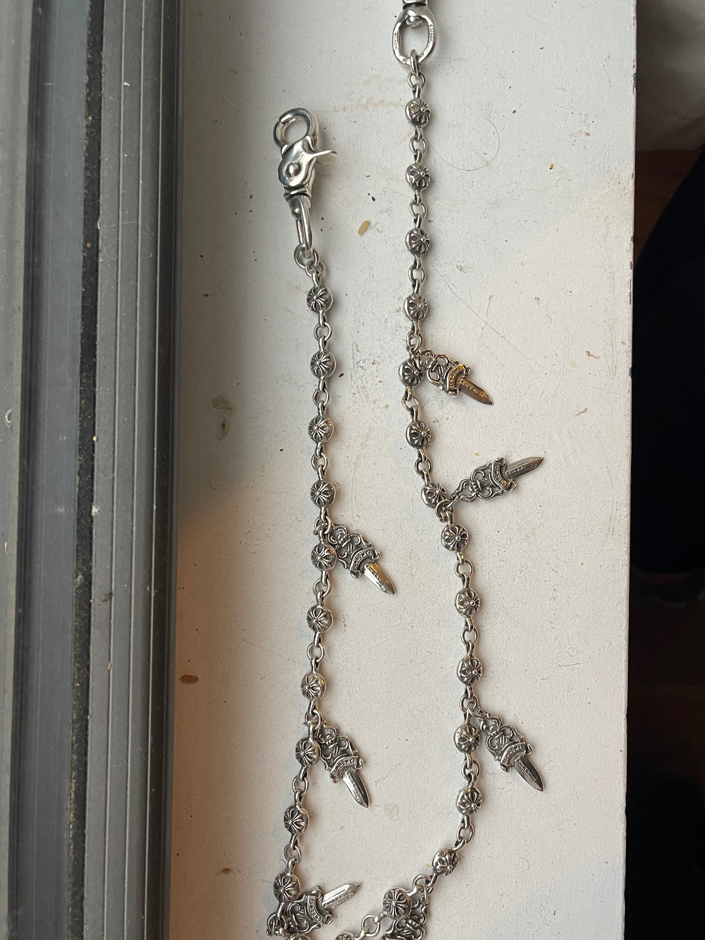 Chrome hearts 7 dagger 30 inches wallet chain