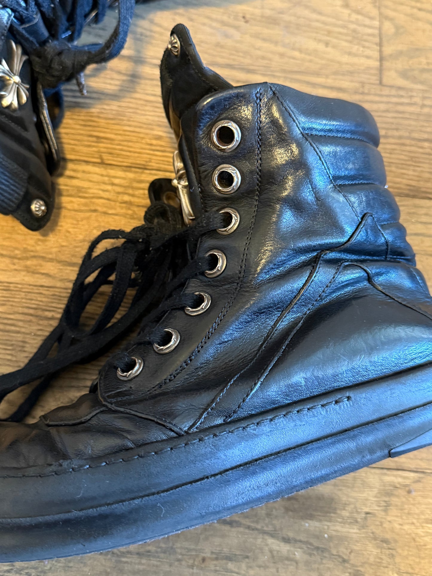 Chrome hearts rick Owens short tongue Geobasket