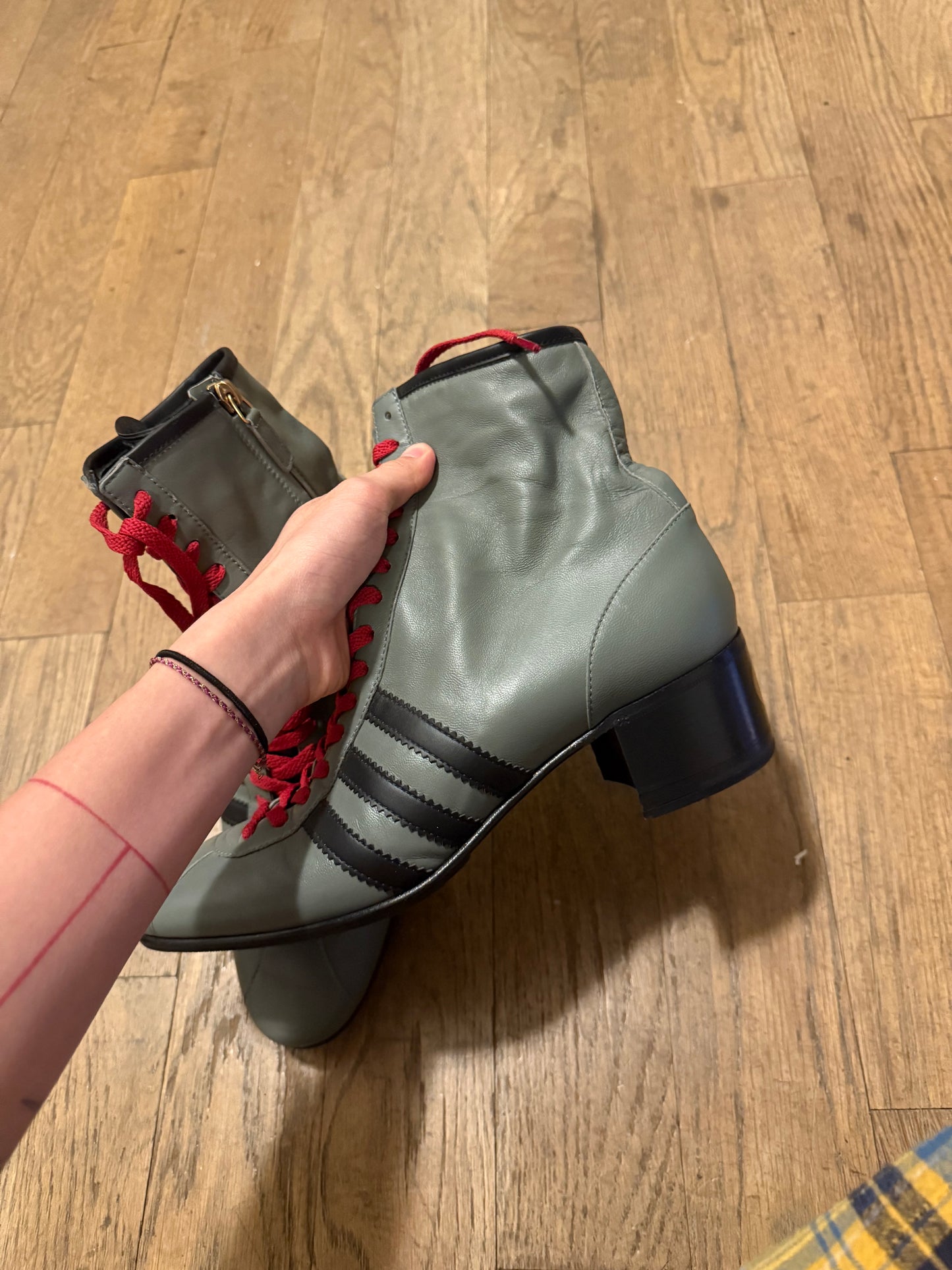 Gucci Adidas Heel boots