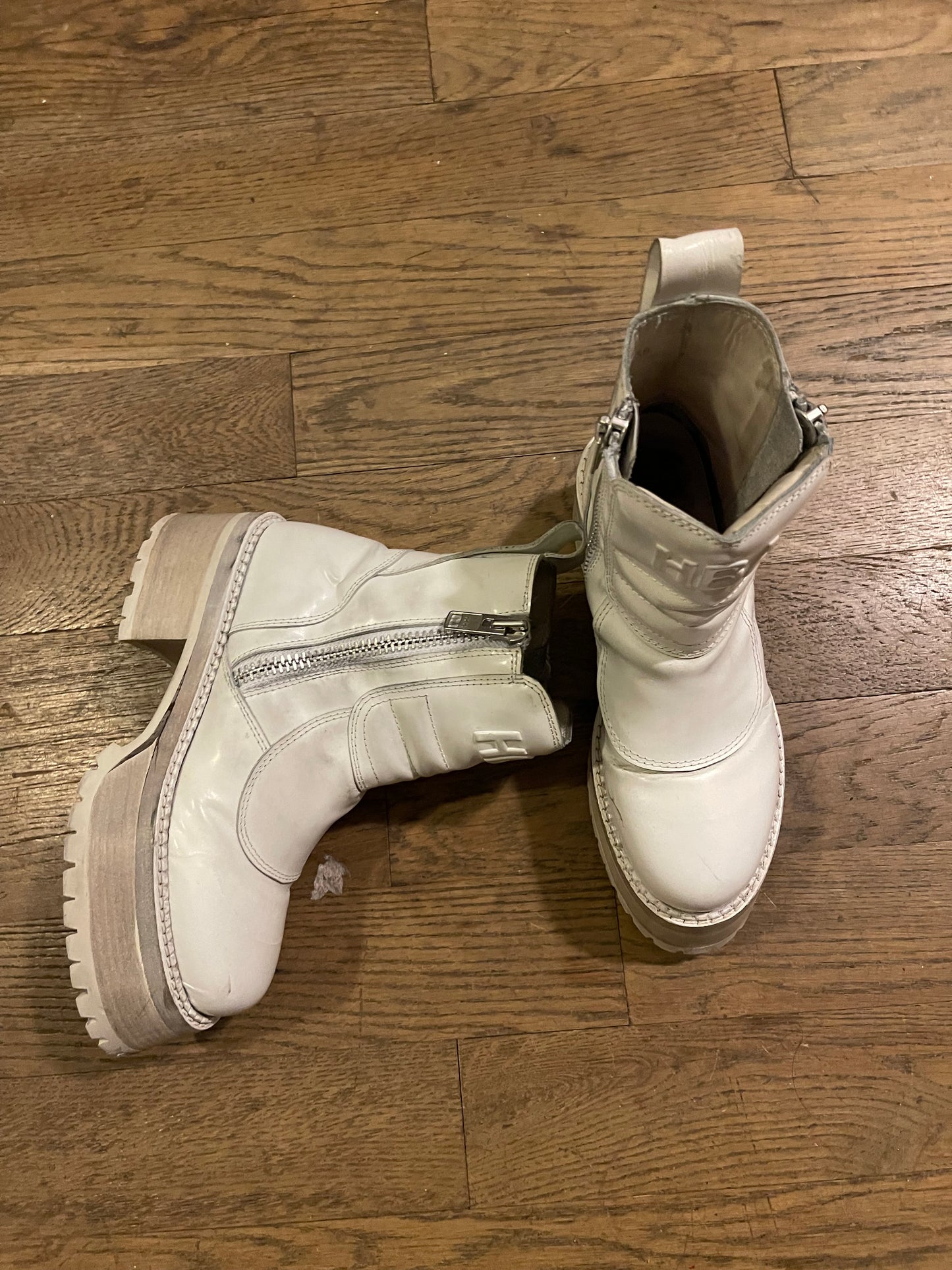 Hood by air centaur leather boots