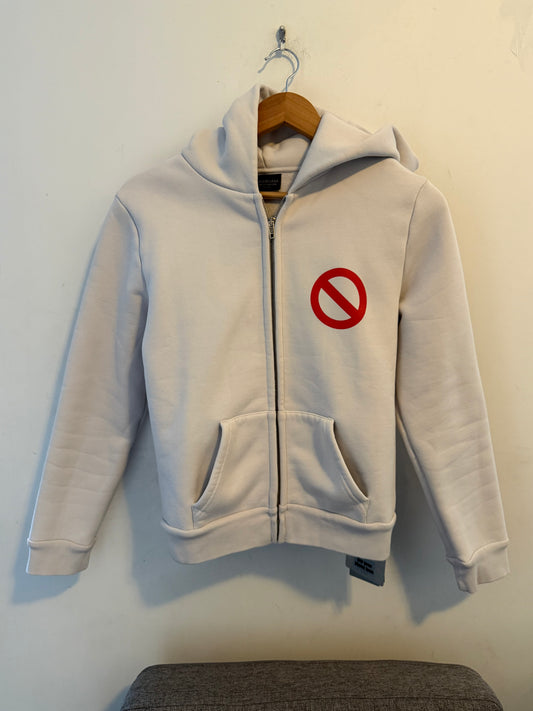 Balenciaga compacted shrunken BFRND merch hoodie sz L