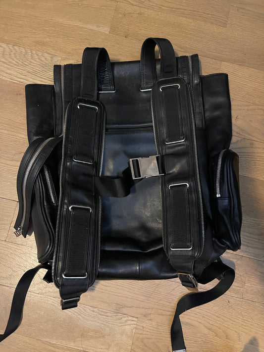 Hood by air SS15 leather parachute harness backpack