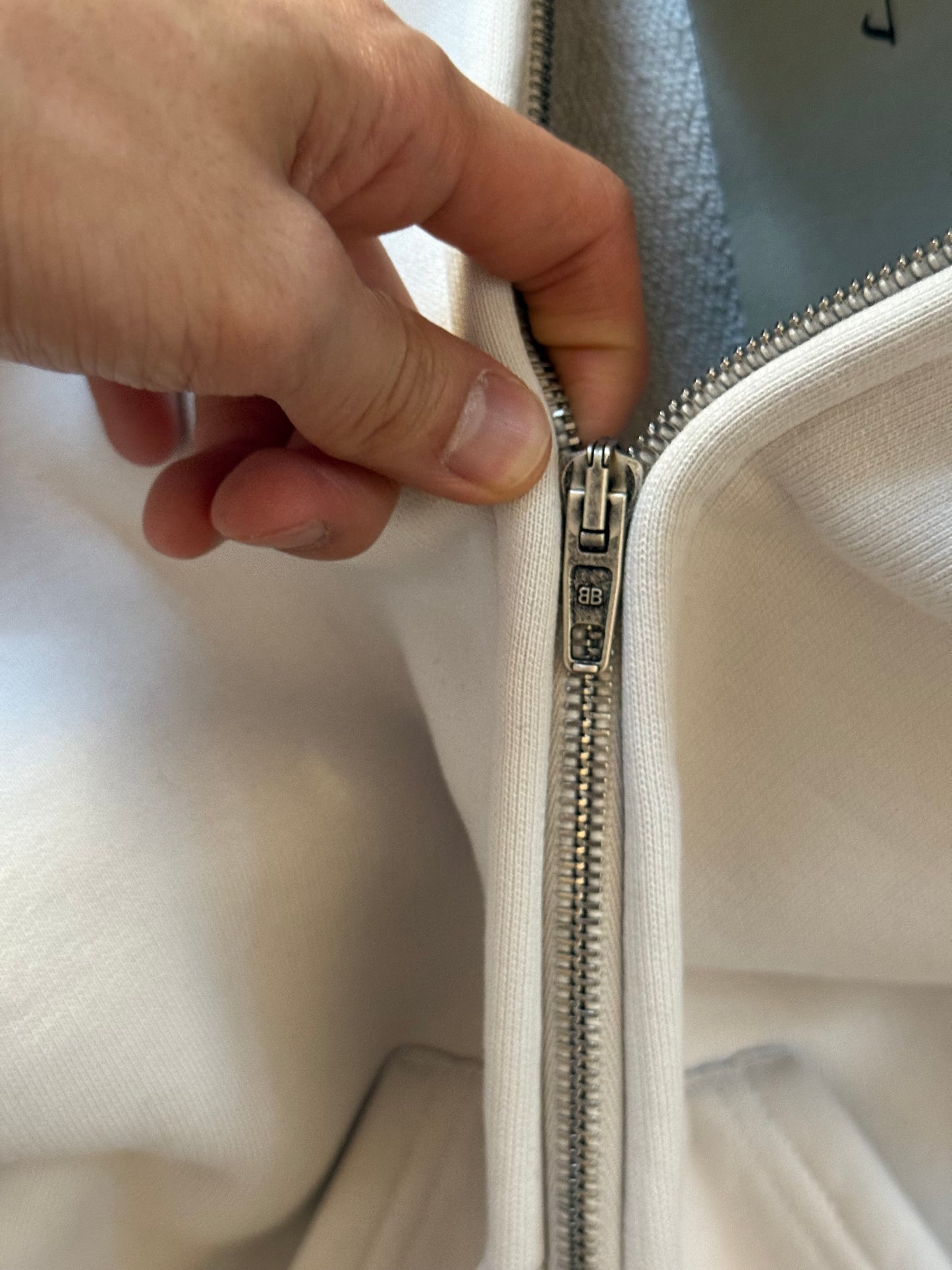 Balenciaga compacted shrunken BFRND merch hoodie sz L