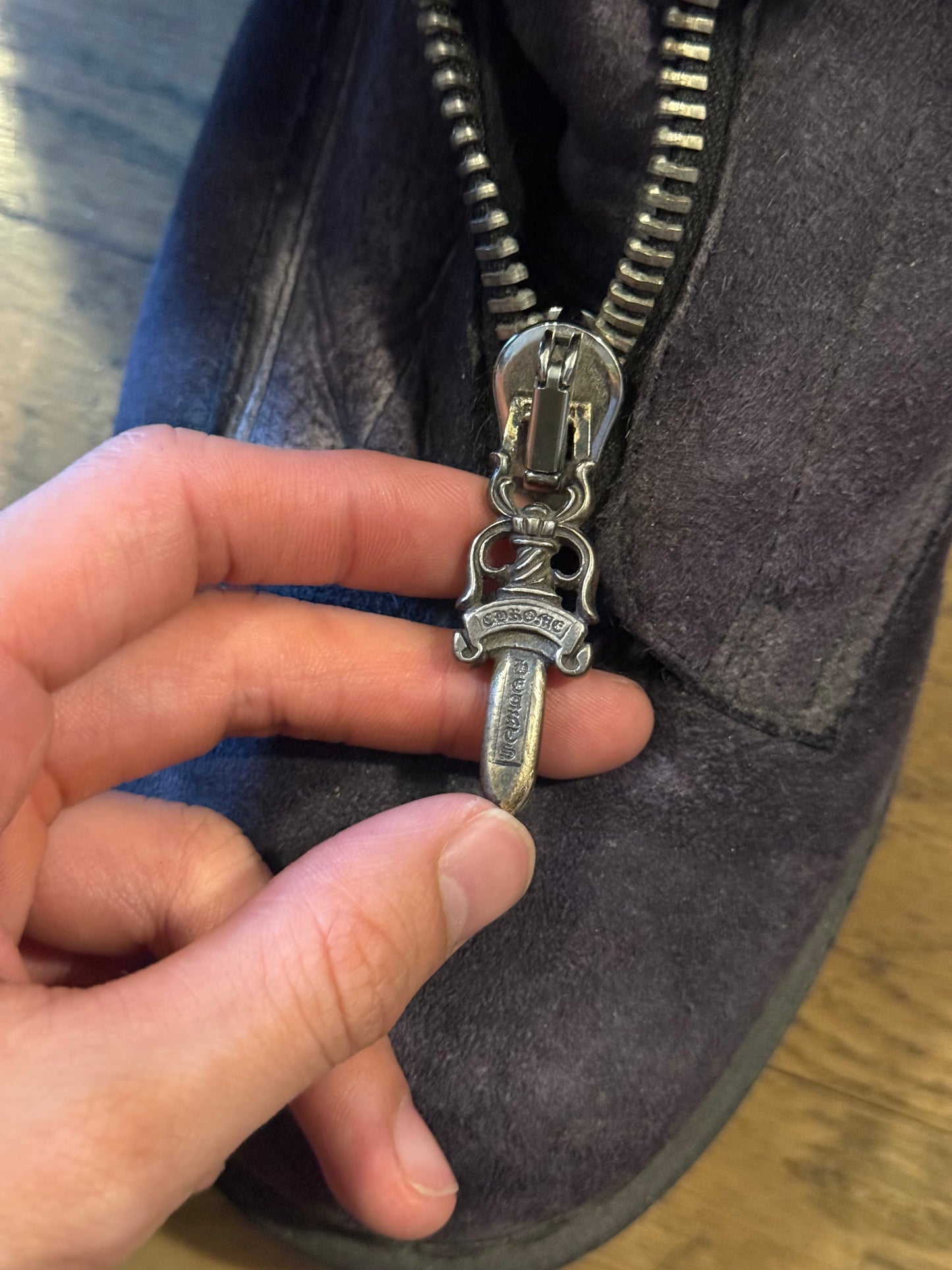 Chrome hearts rick Owens AW11 mouton Mohawk boots