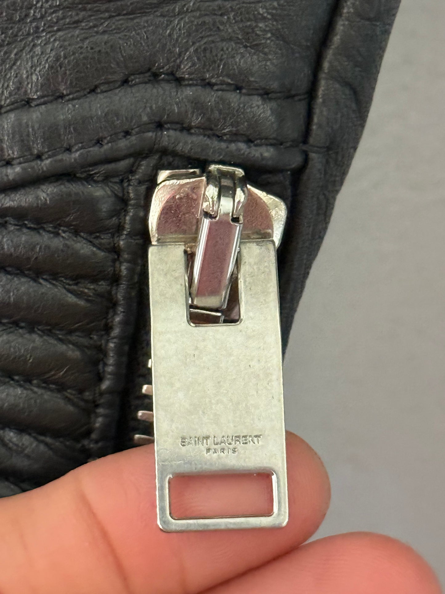 Saint Laurent FW14 full leather biker samples