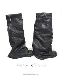 Rick Owens SS11 anthem fetish boots