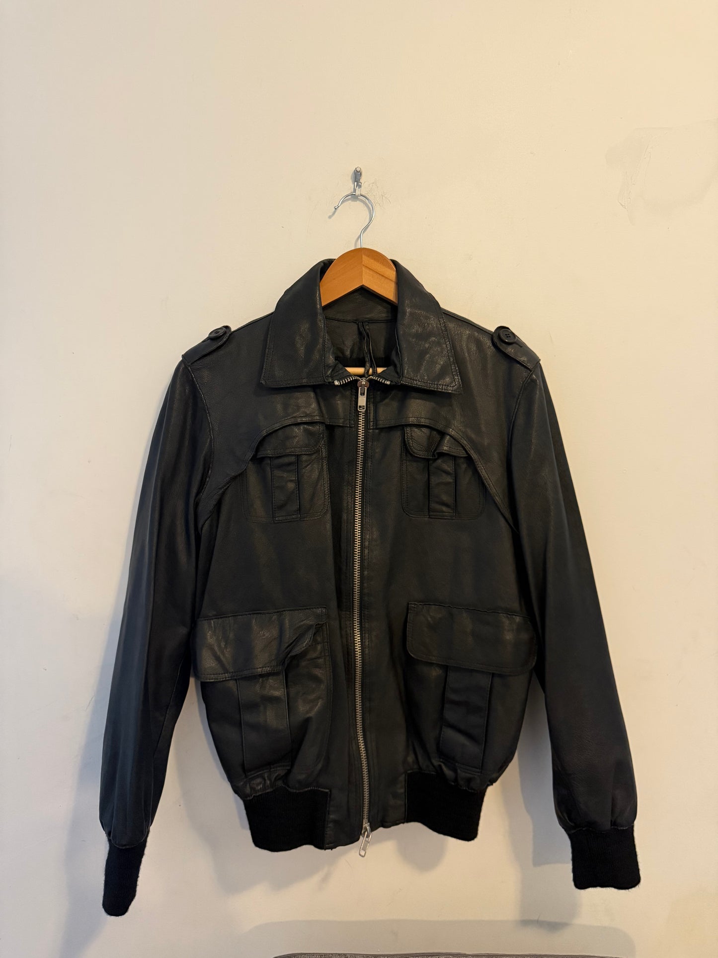 Hedi referenced Dior leather jacket
