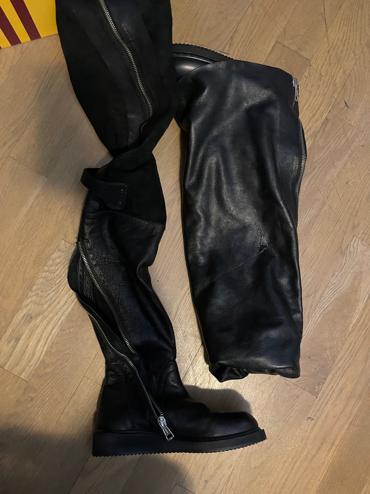 Rick Owens SS11 anthem fetish boots