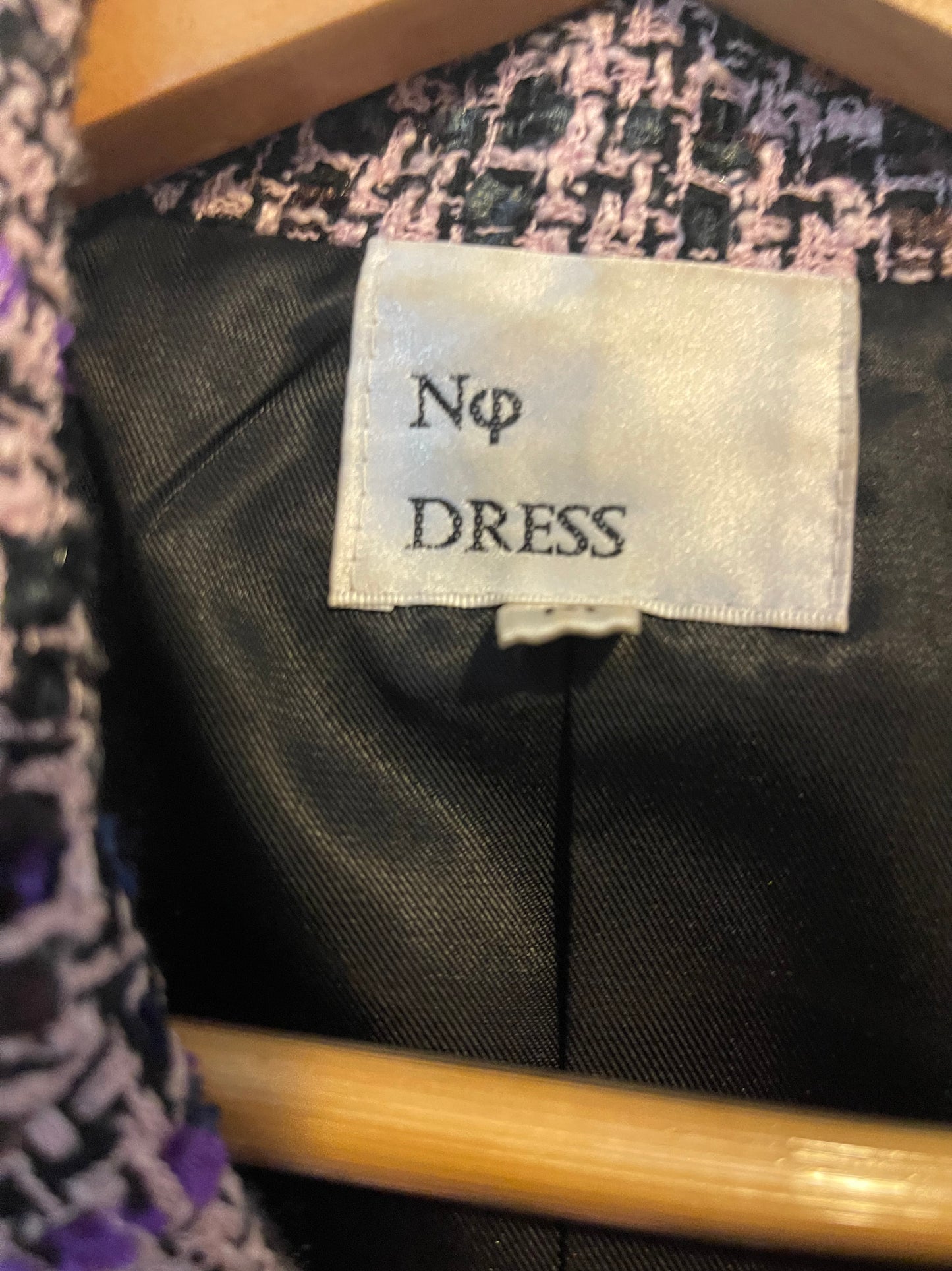 No Dress tweed cropped jacket