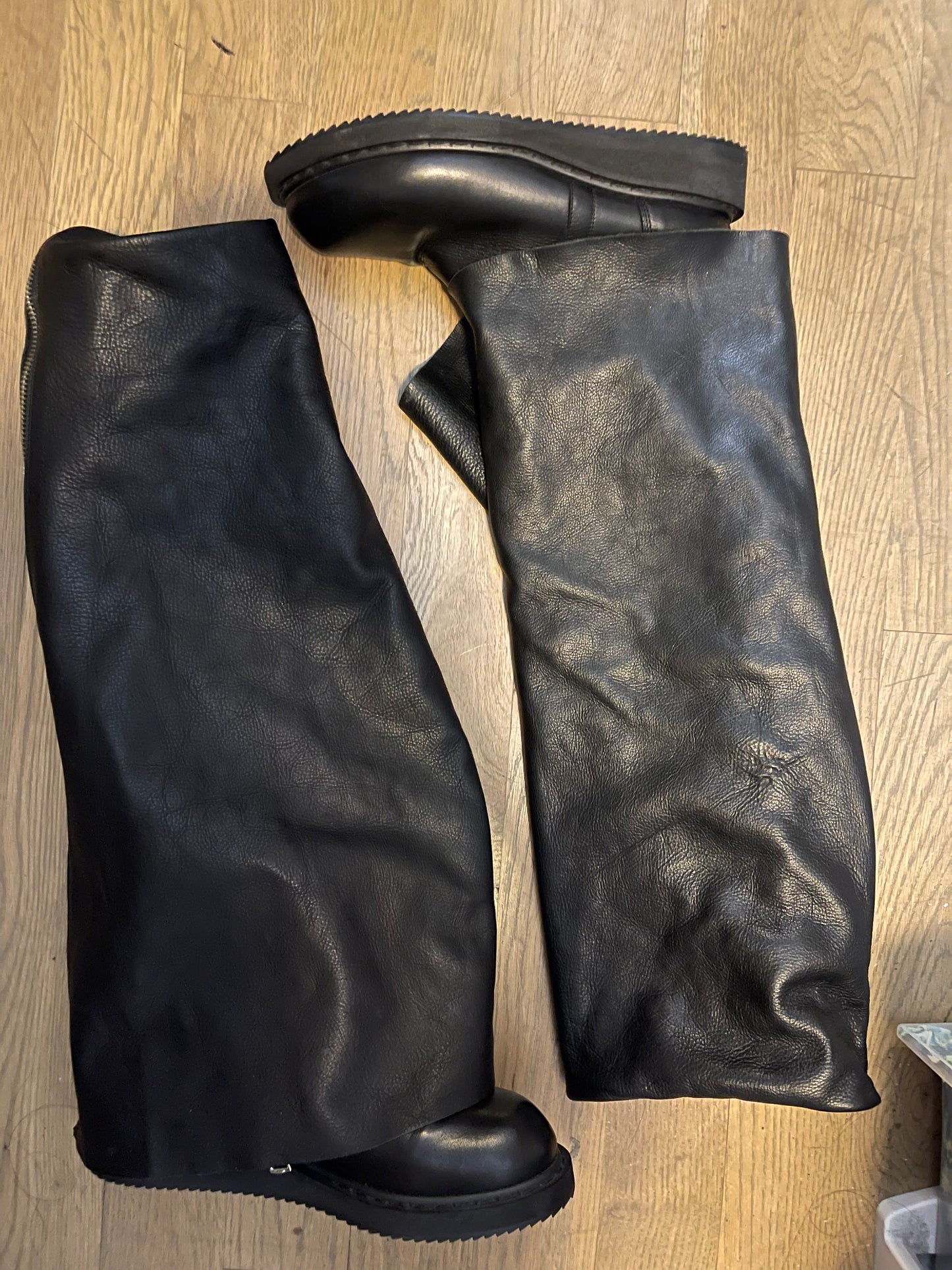 Rick Owens SS11 anthem fetish boots