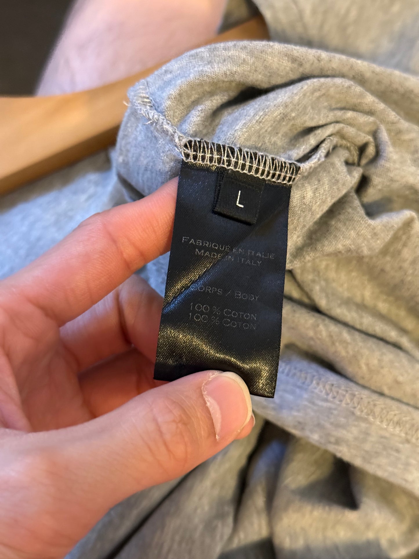 Balmain distressed t shirt size L
