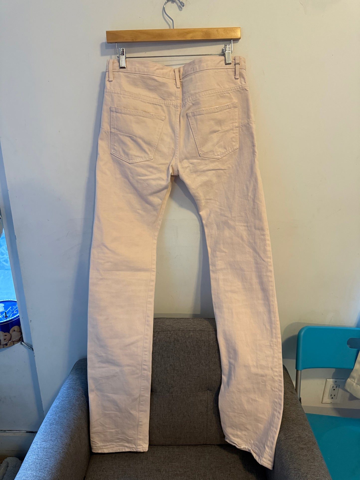 Dior Homme SS06 rose claw marks jeans