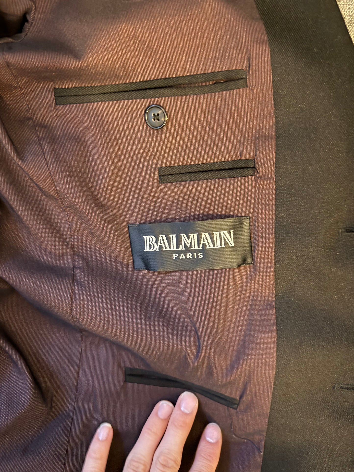 Balmain SS11 medal pin blazer