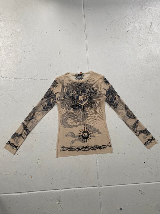 Jean Paul Gaultier SS96 long sleeve safe sex