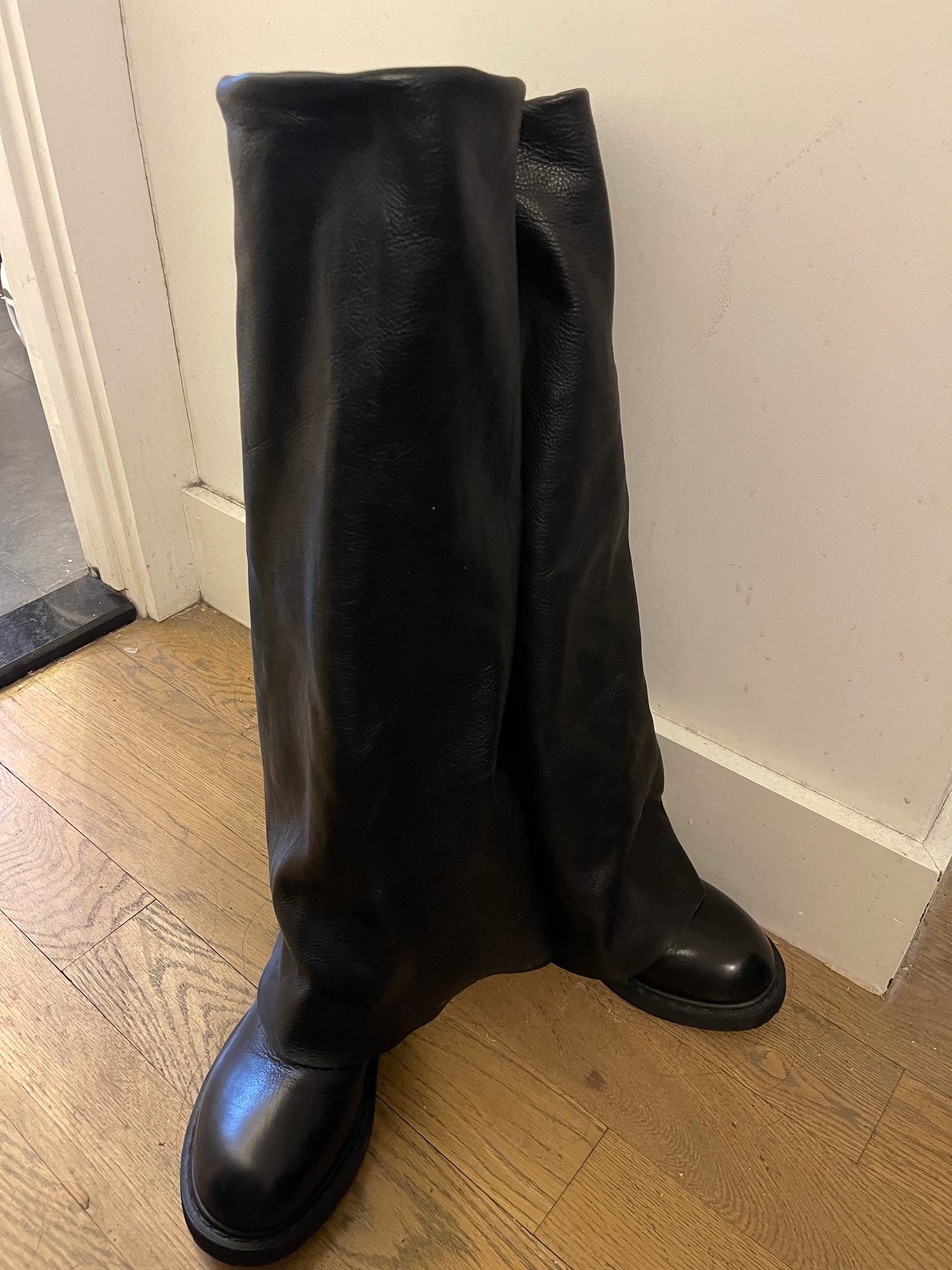 Rick Owens SS11 anthem fetish boots