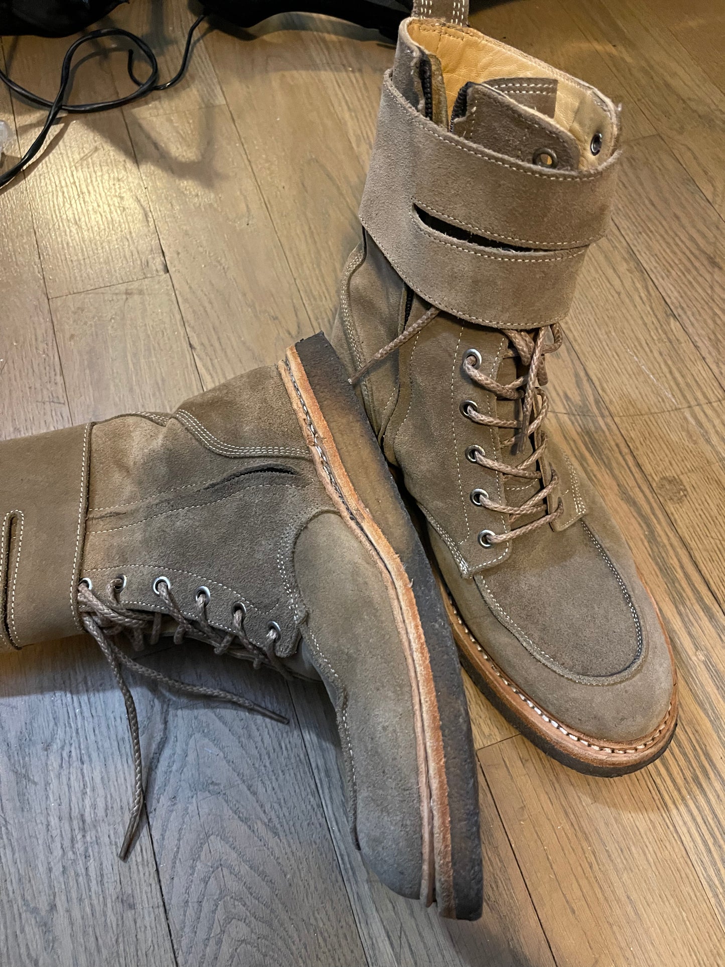 Balmain fw10 decarnin ranger boots