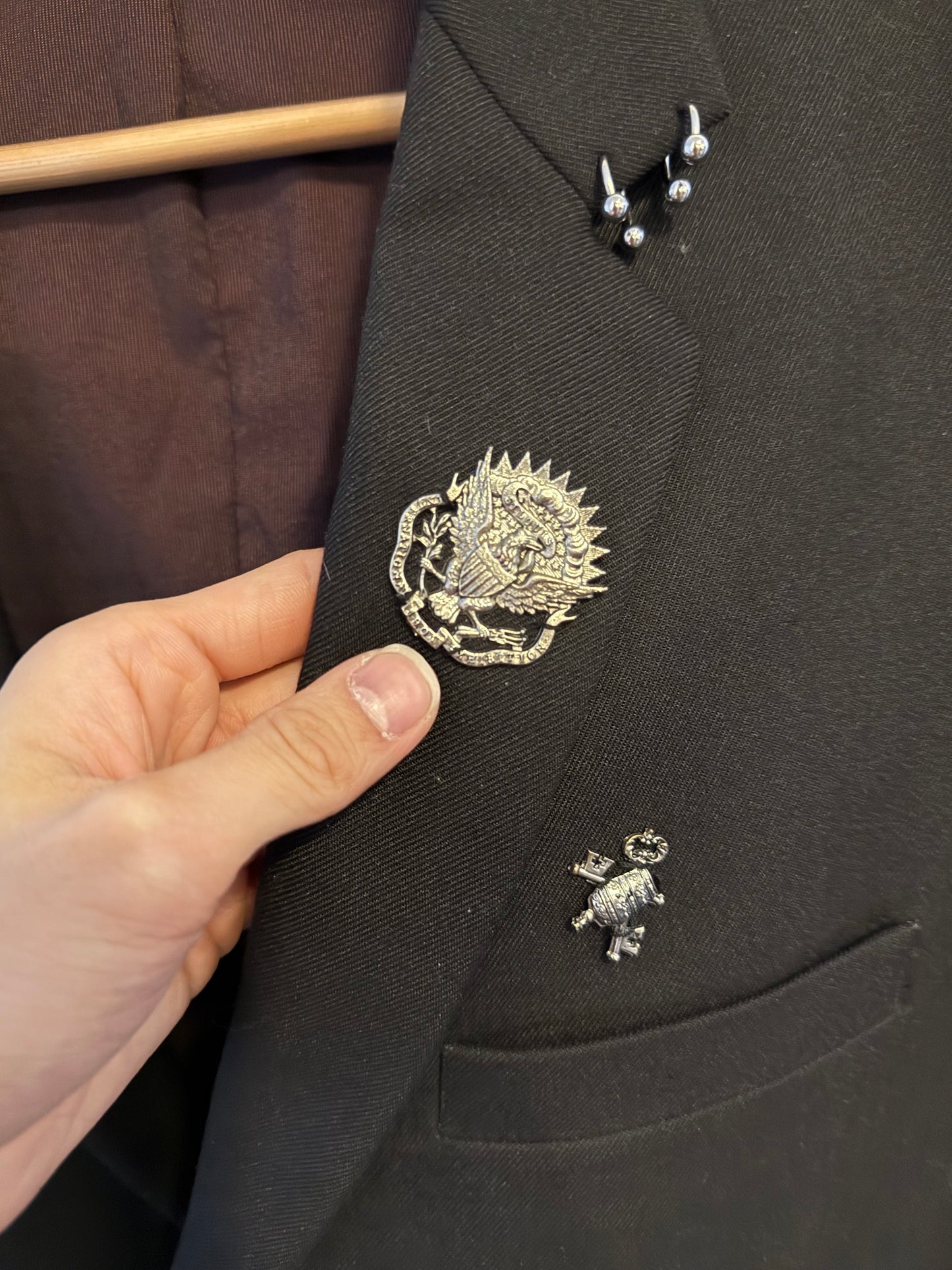 Balmain SS11 medal pin blazer