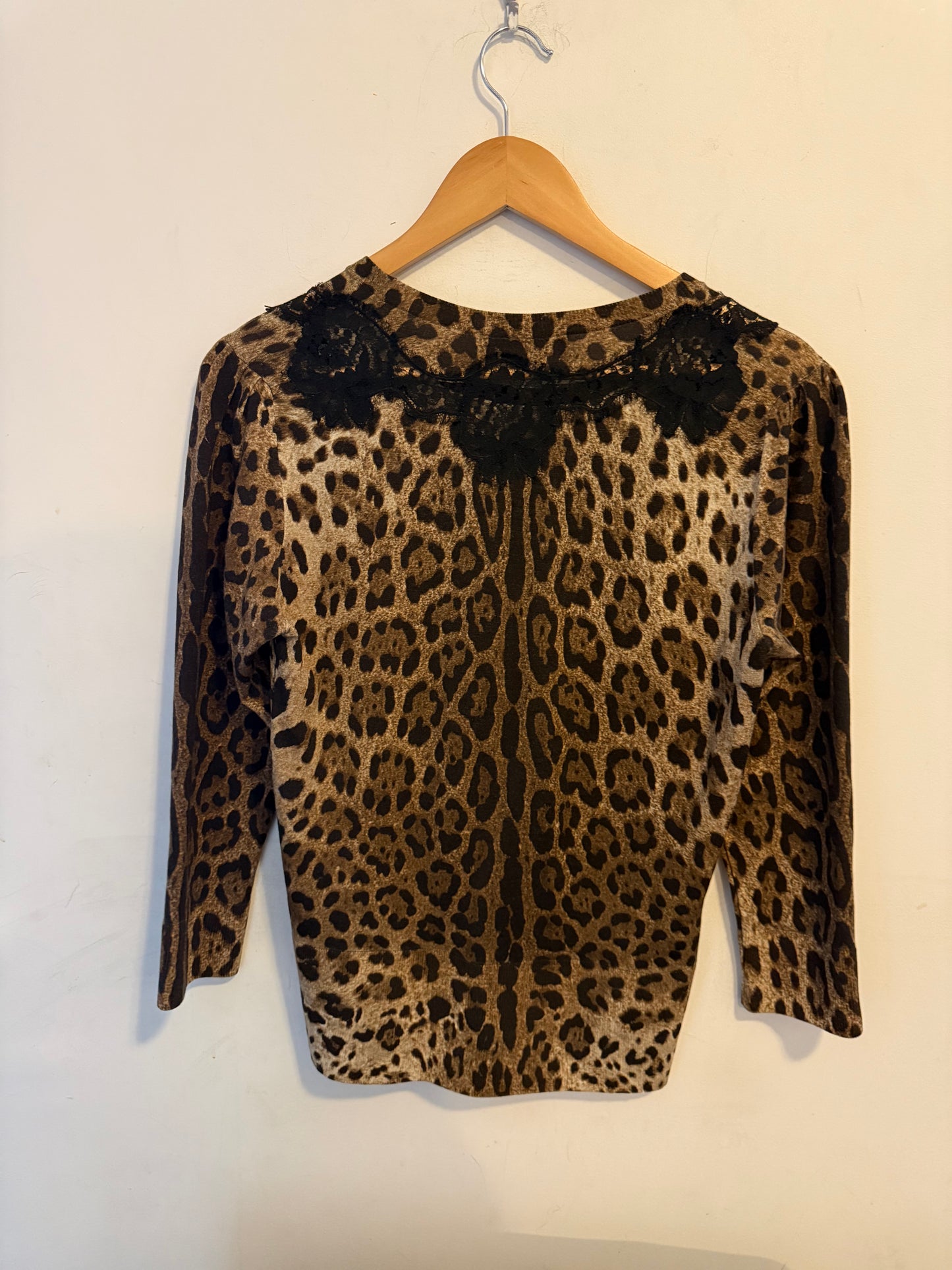 Dolce Gabbana leopard printed sweater