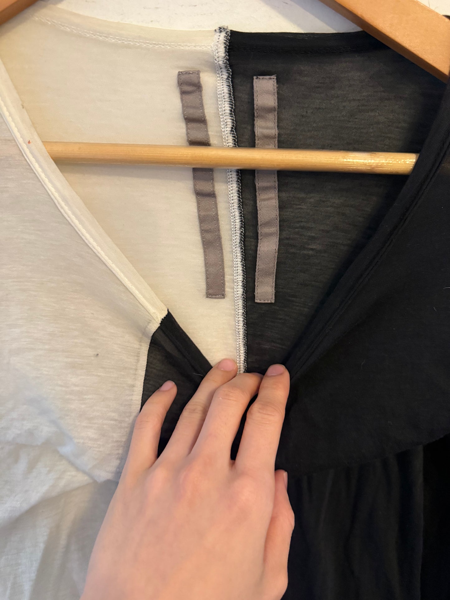 Rick Owens hot dog graphic long sleeve