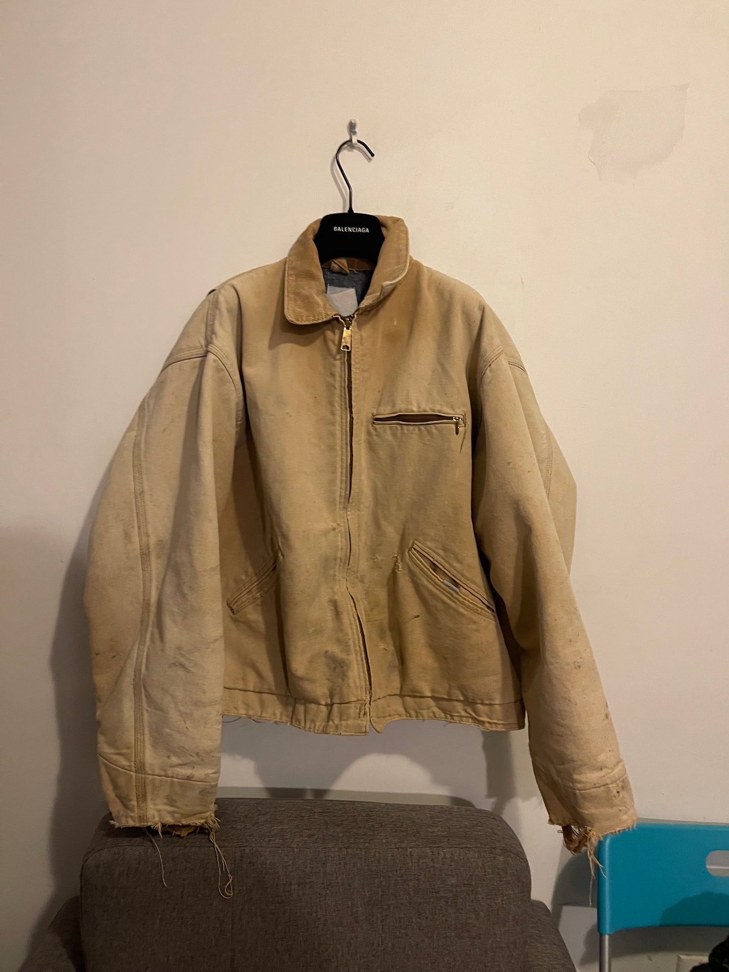 Distressed Carhartt Detroit jacket