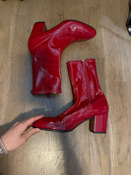 Gucci patent leather heels men