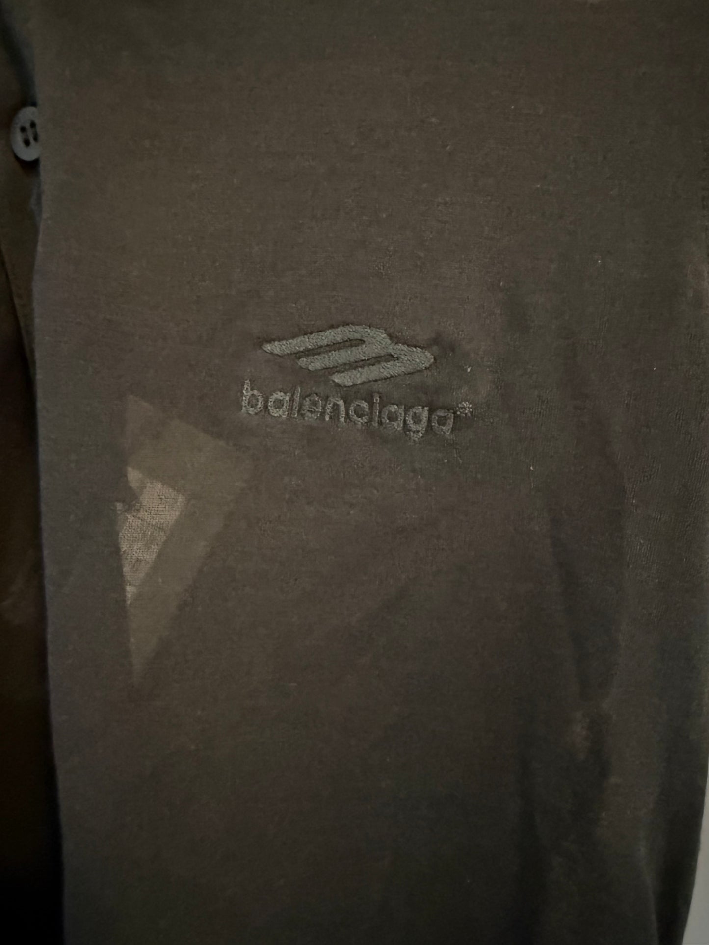 Balenciaga AW22 lost tapes sheer polo