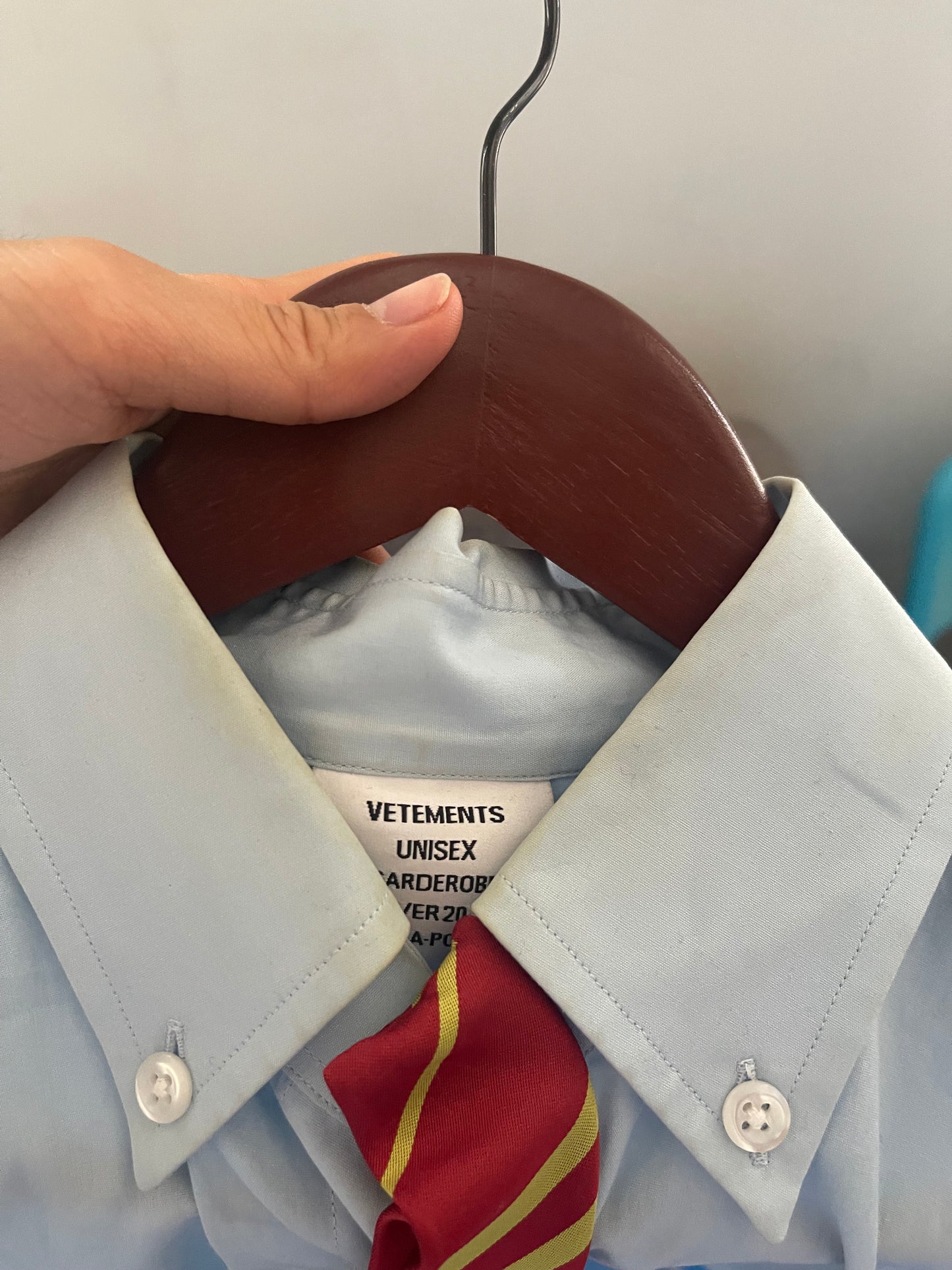 Vetements anarchy tie shirt