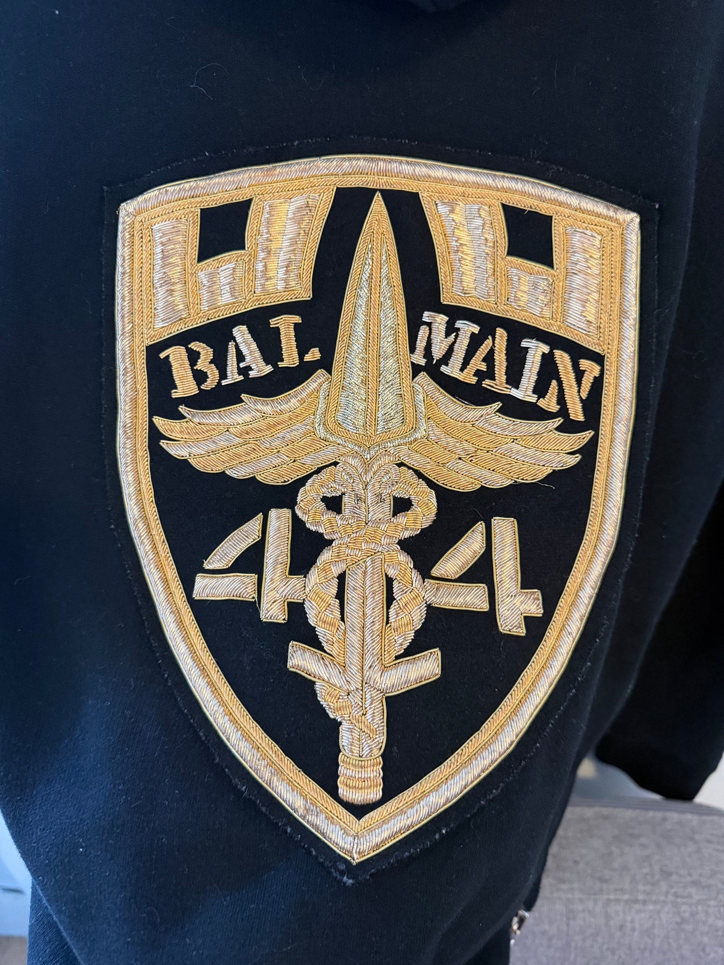 Balmain olivier rousting embroidered hoodie