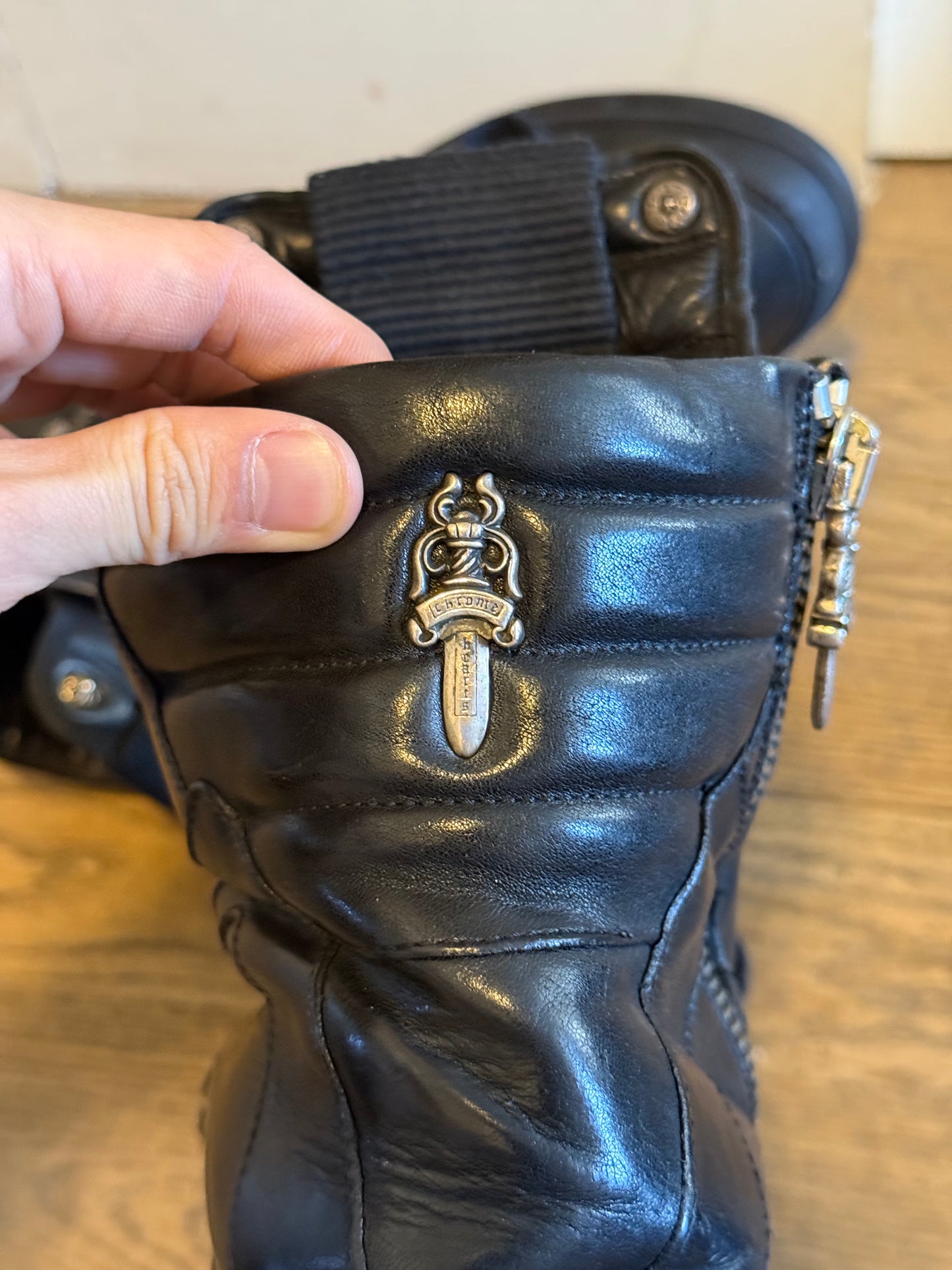 Chrome hearts rick Owens short tongue Geobasket