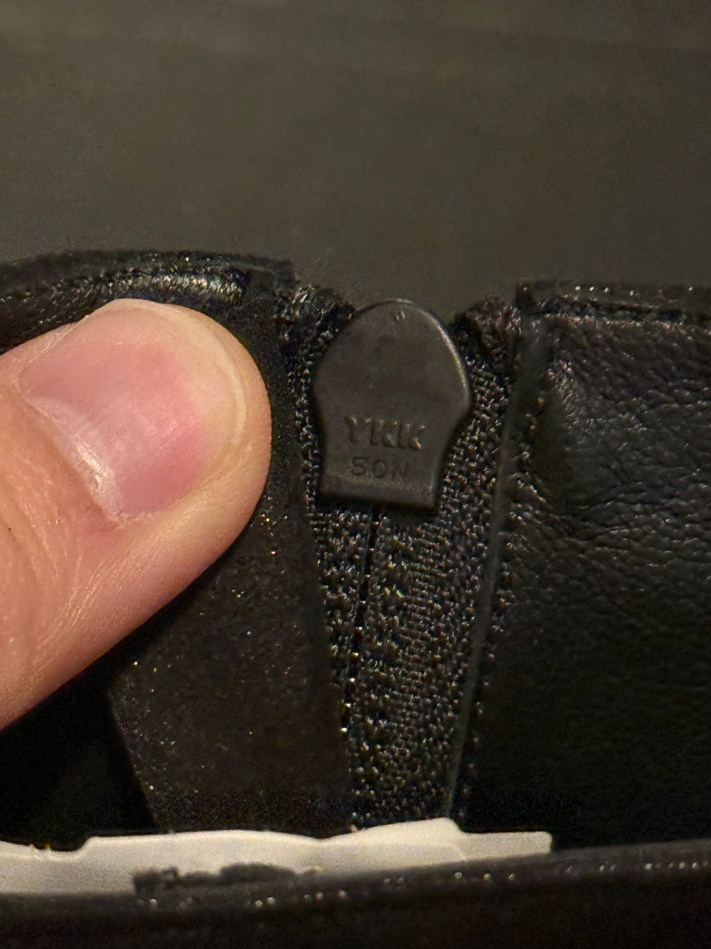 Saint laurent Vassili 60 Zip boot glitter hydra black