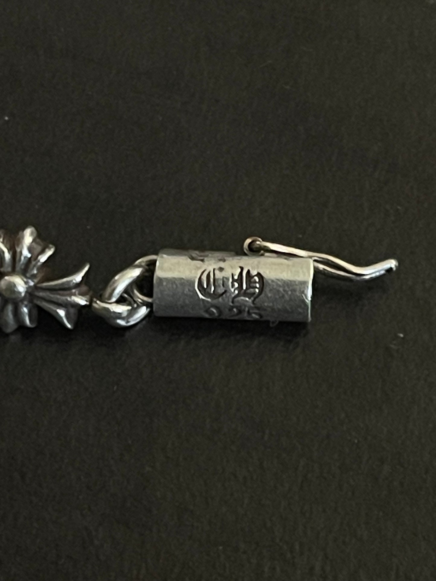 Chrome hearts Tiny E with Tiny Diamond Cross