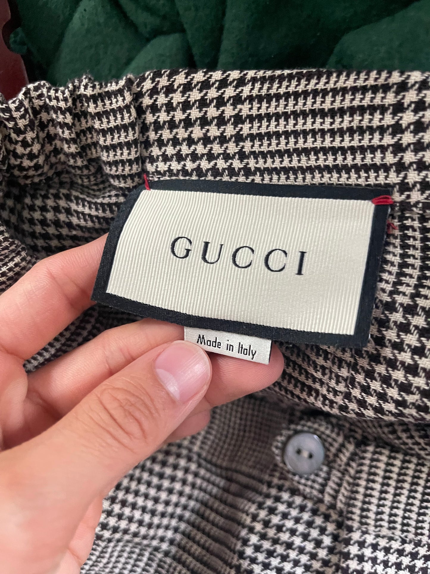 Gucci 2019 houndstooth shorts