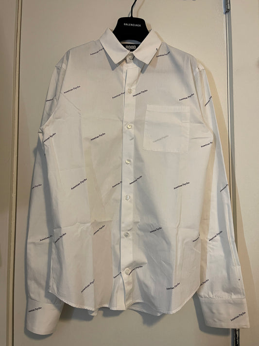 Hood by air SS17 American psycho print button shirt