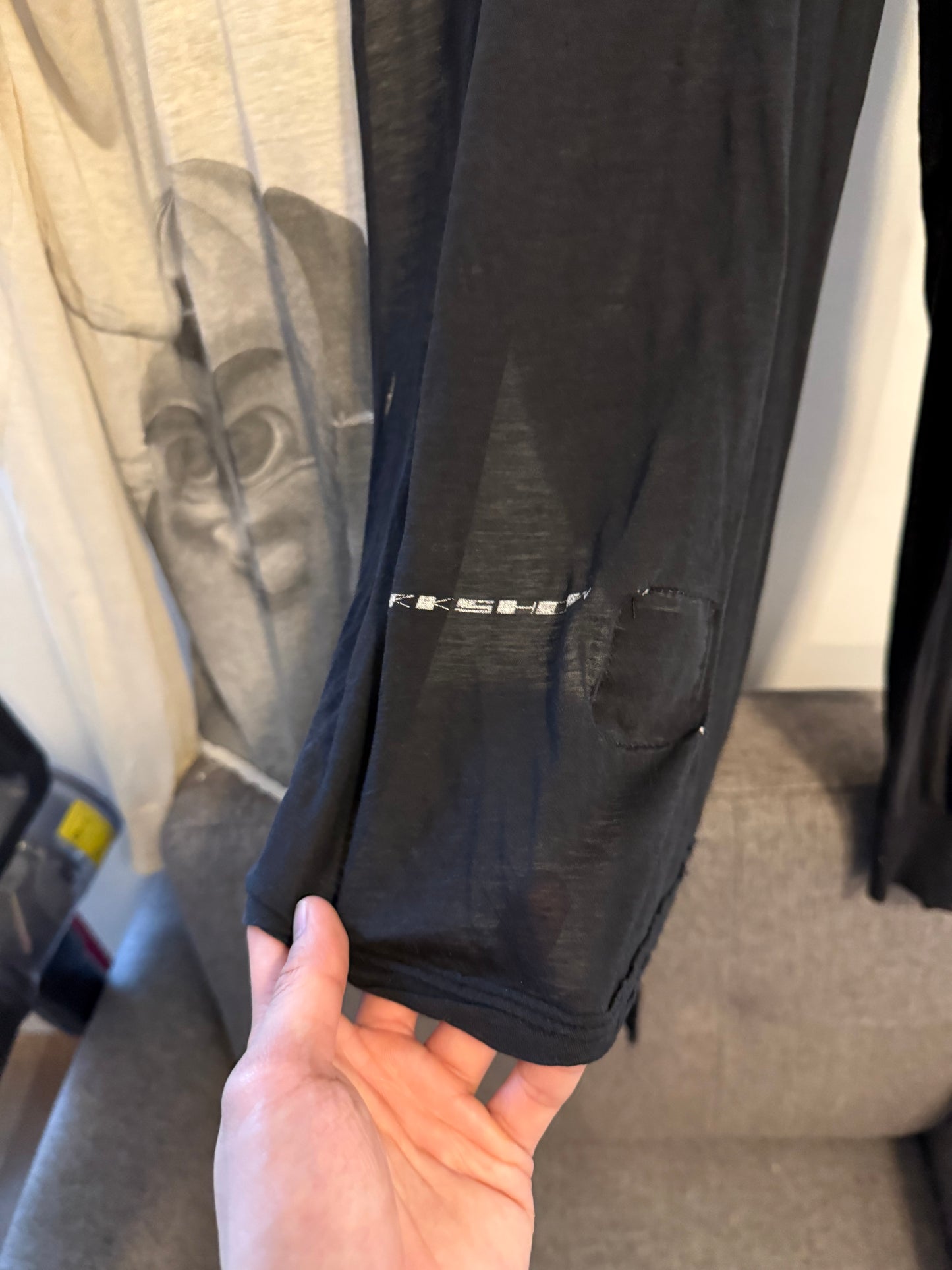 Rick Owens DRKSHDW Hotdog long sleeve