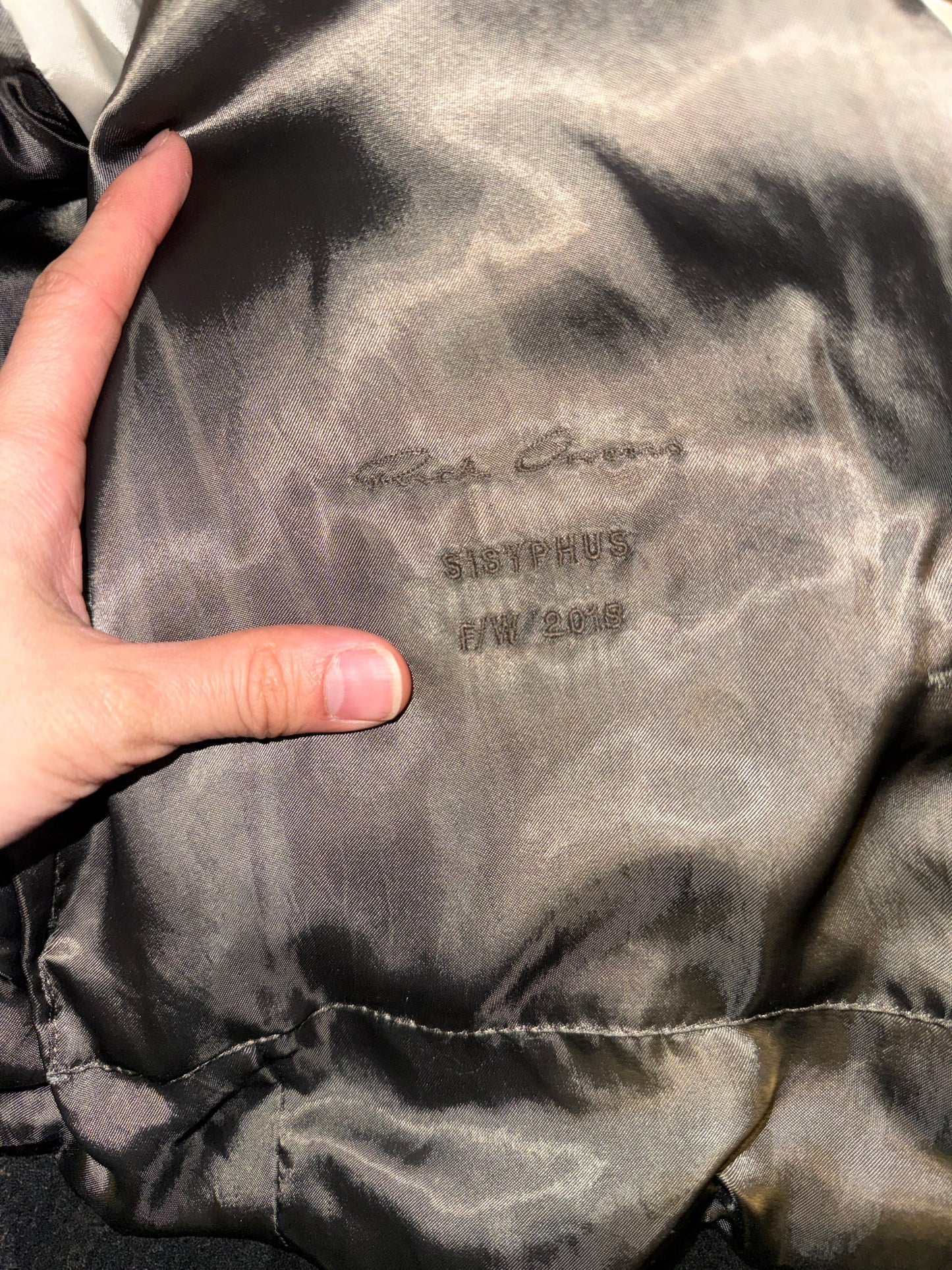 Rick Owens AW16 short secret parka sz 40