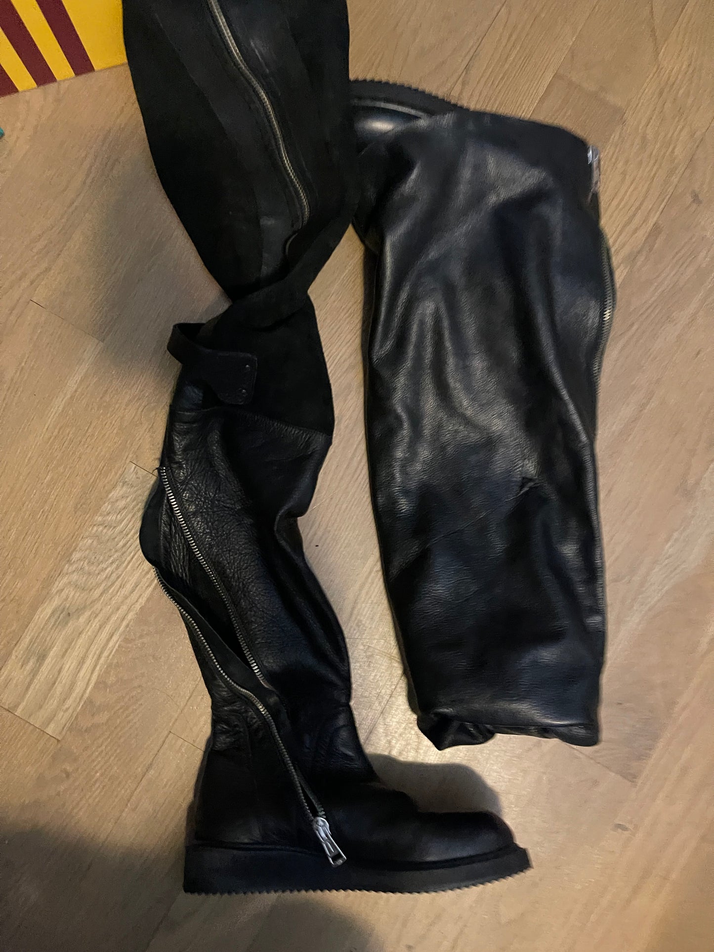 Rick Owens SS11 anthem fetish boots