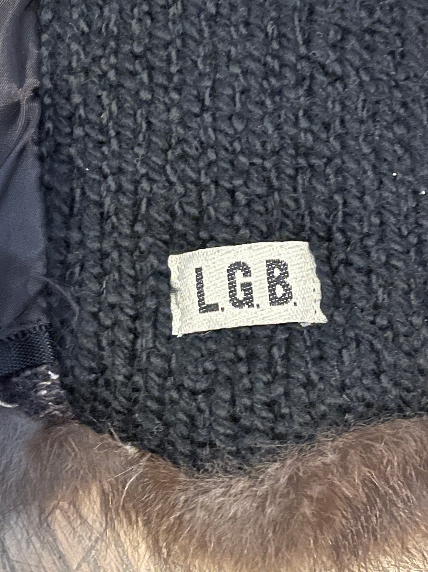 LGB rabbit fur vest