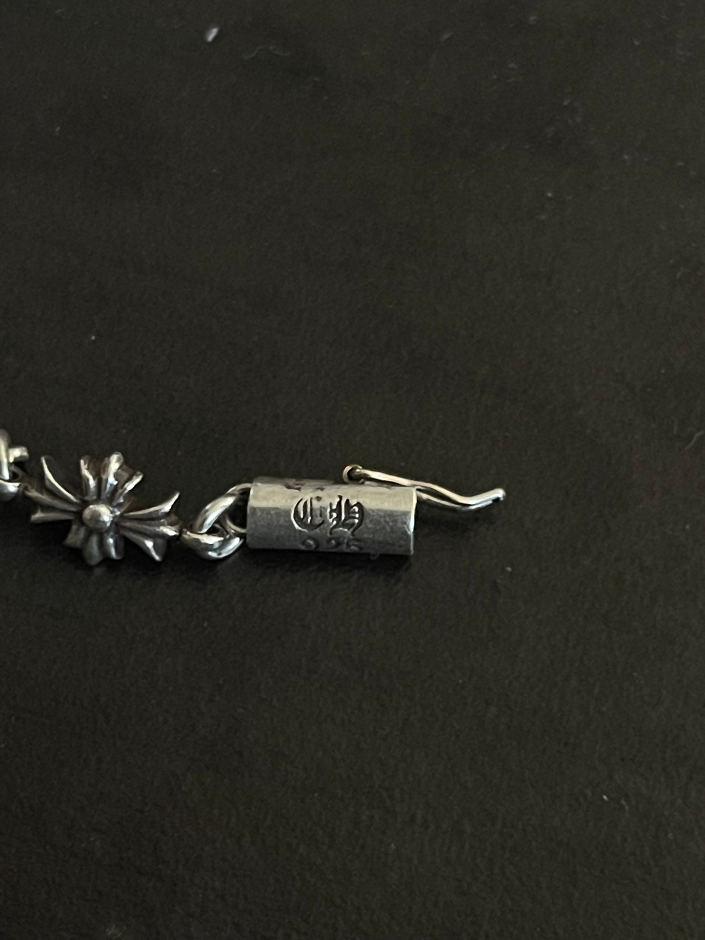 Chrome hearts Tiny E with Tiny Diamond Cross