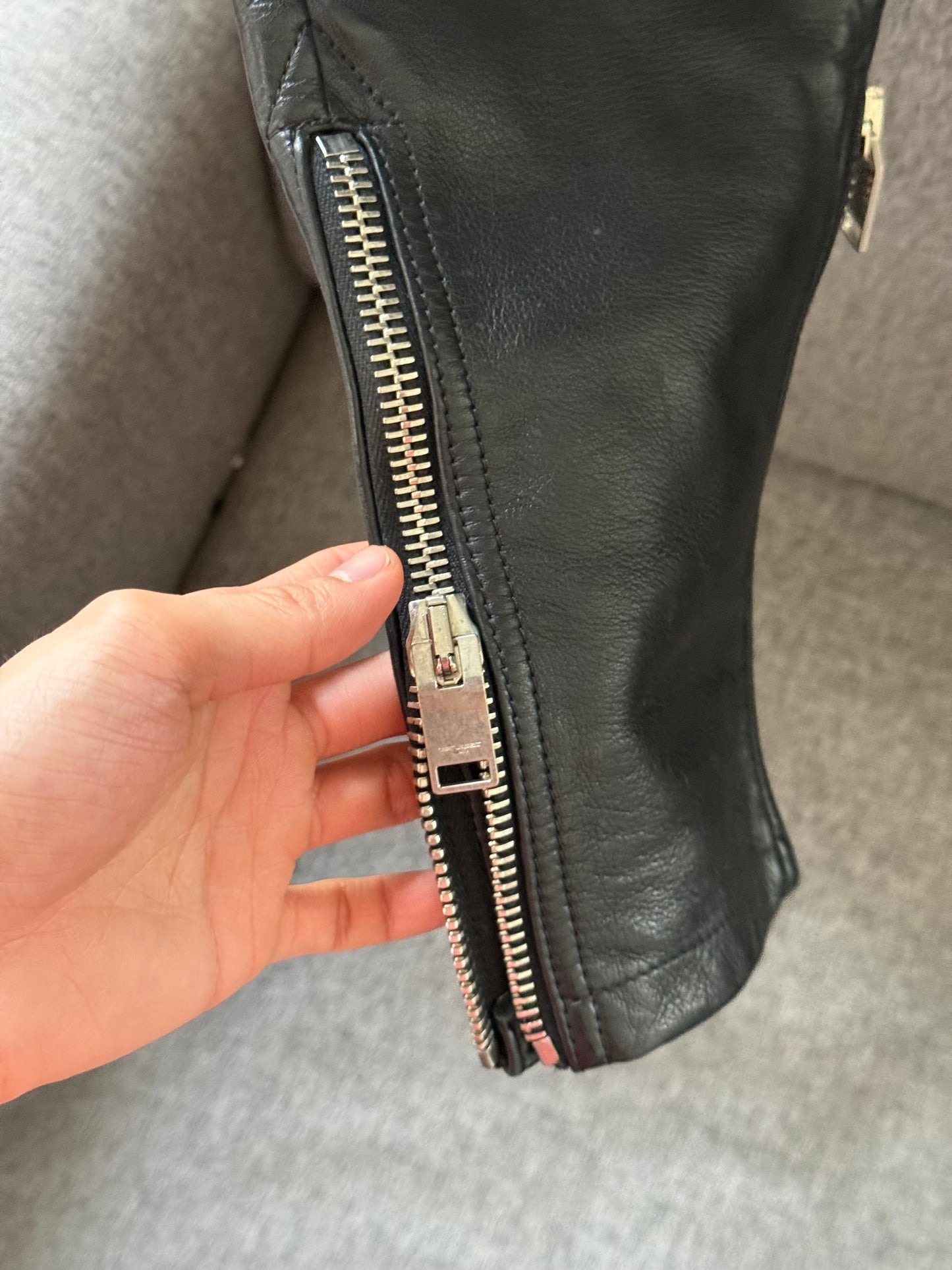 Saint Laurent FW14 full leather biker samples