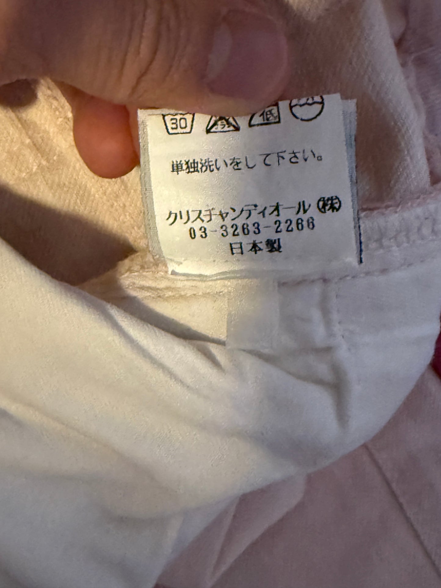 Dior Homme SS06 rose claw marks jeans