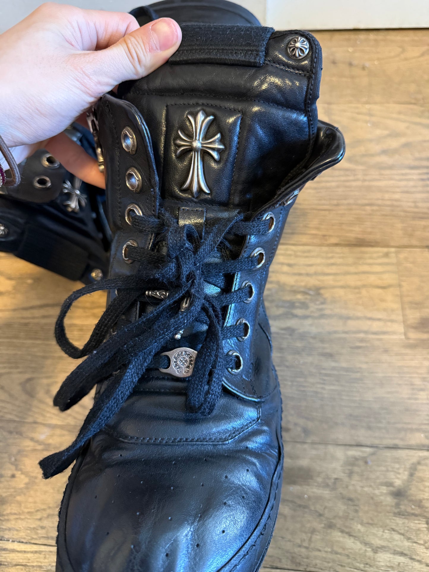 Chrome hearts rick Owens short tongue Geobasket
