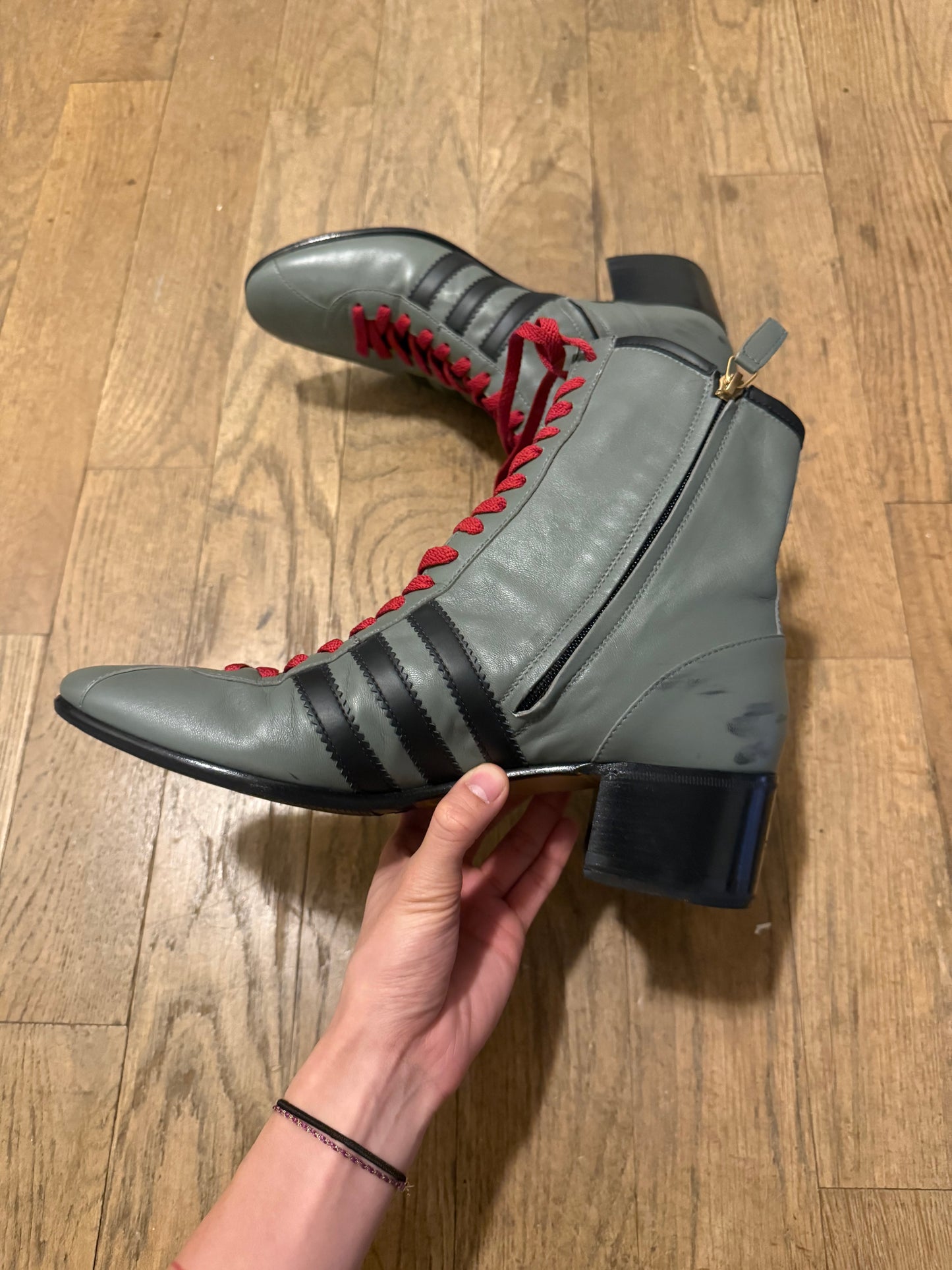 Gucci Adidas Heel boots