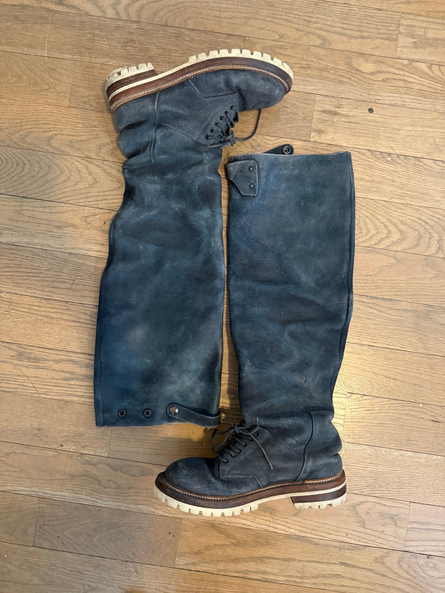 Rick Owen’s AW14 moody Goodyear flex boots