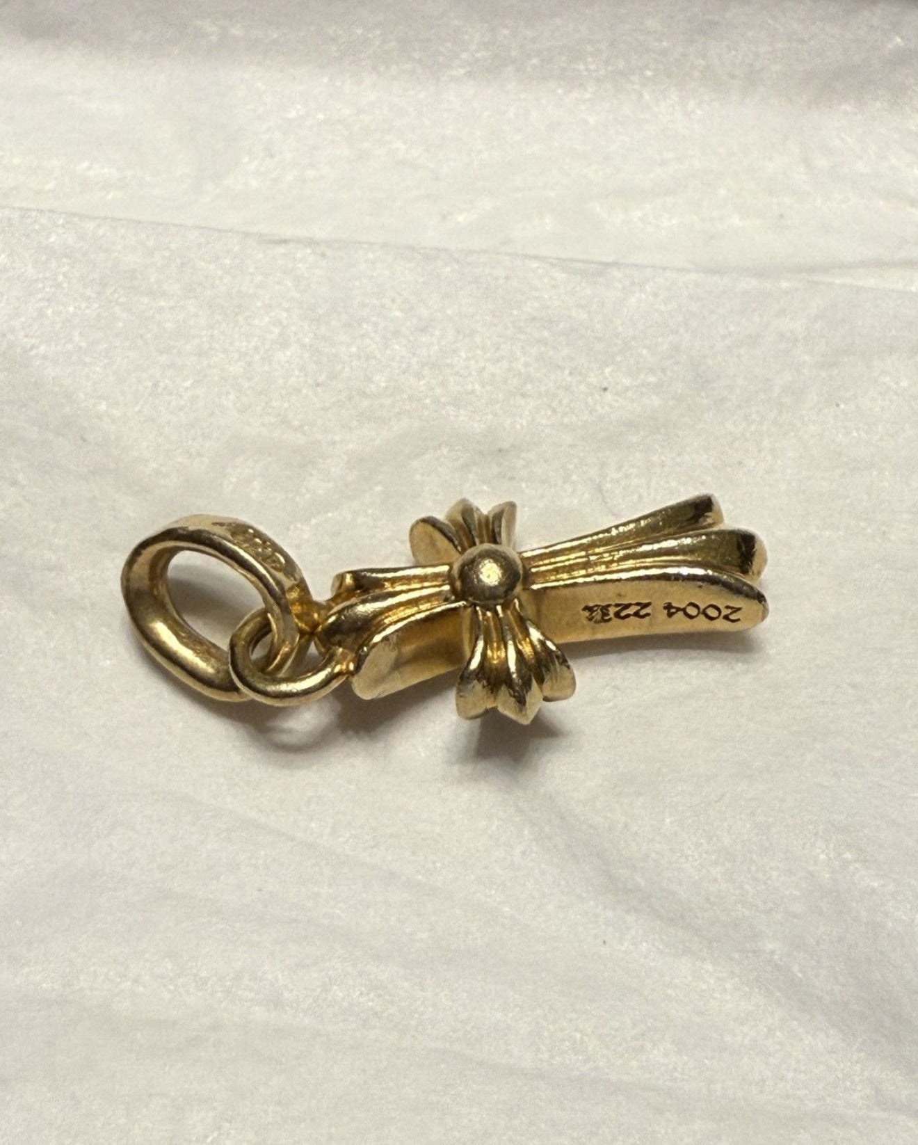 Chrome hearts baby fat pendant 22k