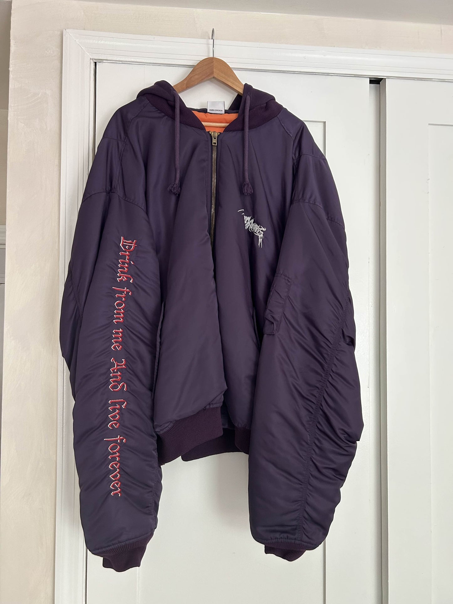 Vetements AW16 TFD Homme bomber